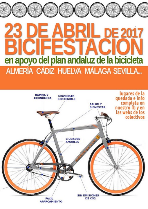 Bici-Manifestación Plan Andaluz Bicicleta.